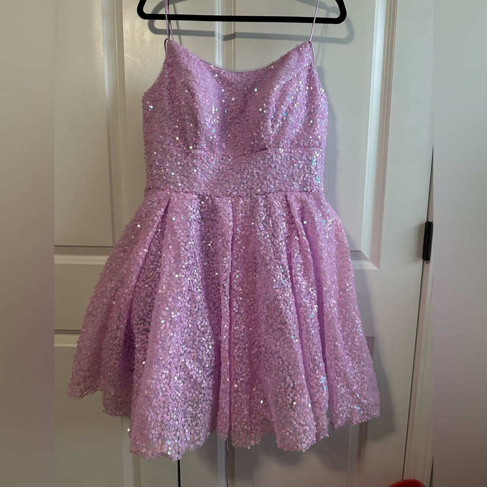HOMECOMING DRESS Fit & Flare Sequin